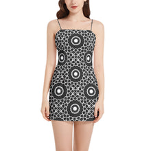 Load image into Gallery viewer, Sleeveless Square Neckline Spaghetti Strap Mini Dress