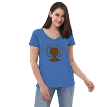 Load image into Gallery viewer, Women’s recycled v-neck t-shirt