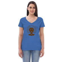 Load image into Gallery viewer, Women’s recycled v-neck t-shirt