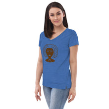 Load image into Gallery viewer, Women’s recycled v-neck t-shirt
