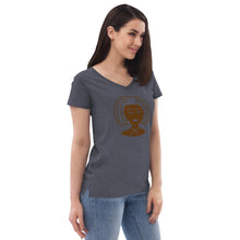 Load image into Gallery viewer, Women’s recycled v-neck t-shirt