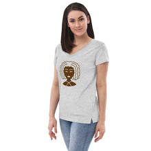 Load image into Gallery viewer, Women’s recycled v-neck t-shirt