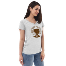 Load image into Gallery viewer, Women’s recycled v-neck t-shirt