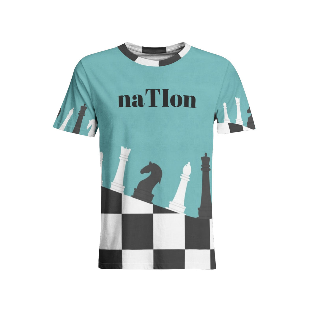 Men's All-Over Print Crew Neck T-shirts