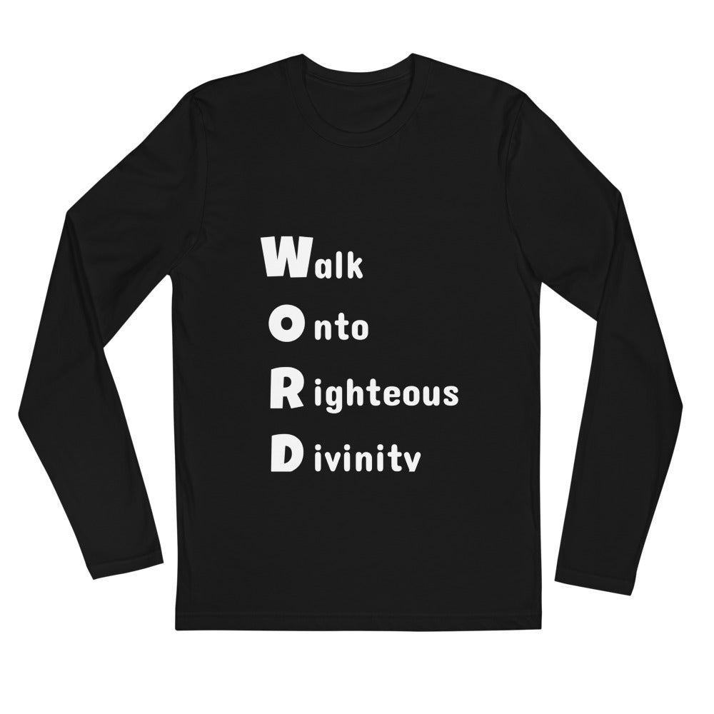 Long Sleeve Fitted Crew